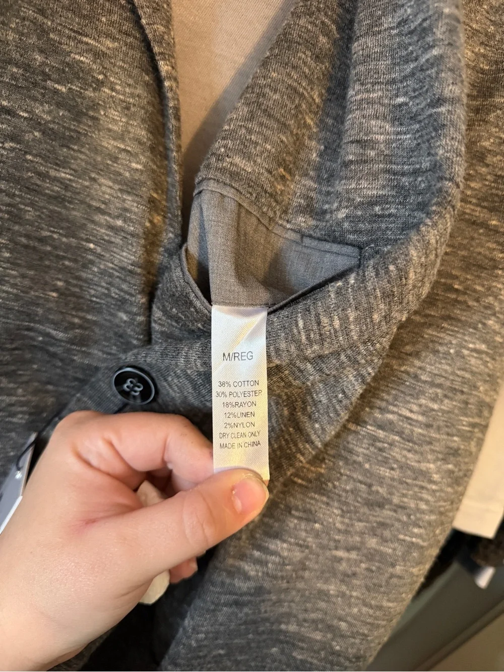 Peter Millar Heather Gray Knit Sport Coat